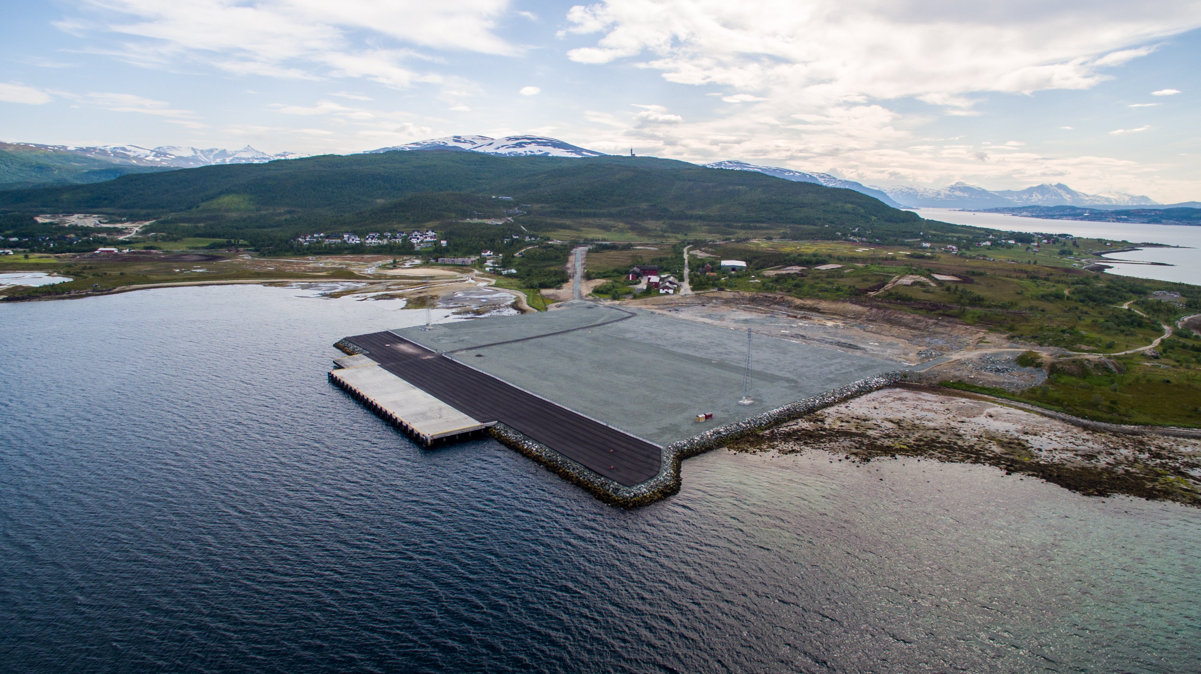 Bilde av Grøtsund havn. Foto: Tromsø Havn / Kjetil Robertsen